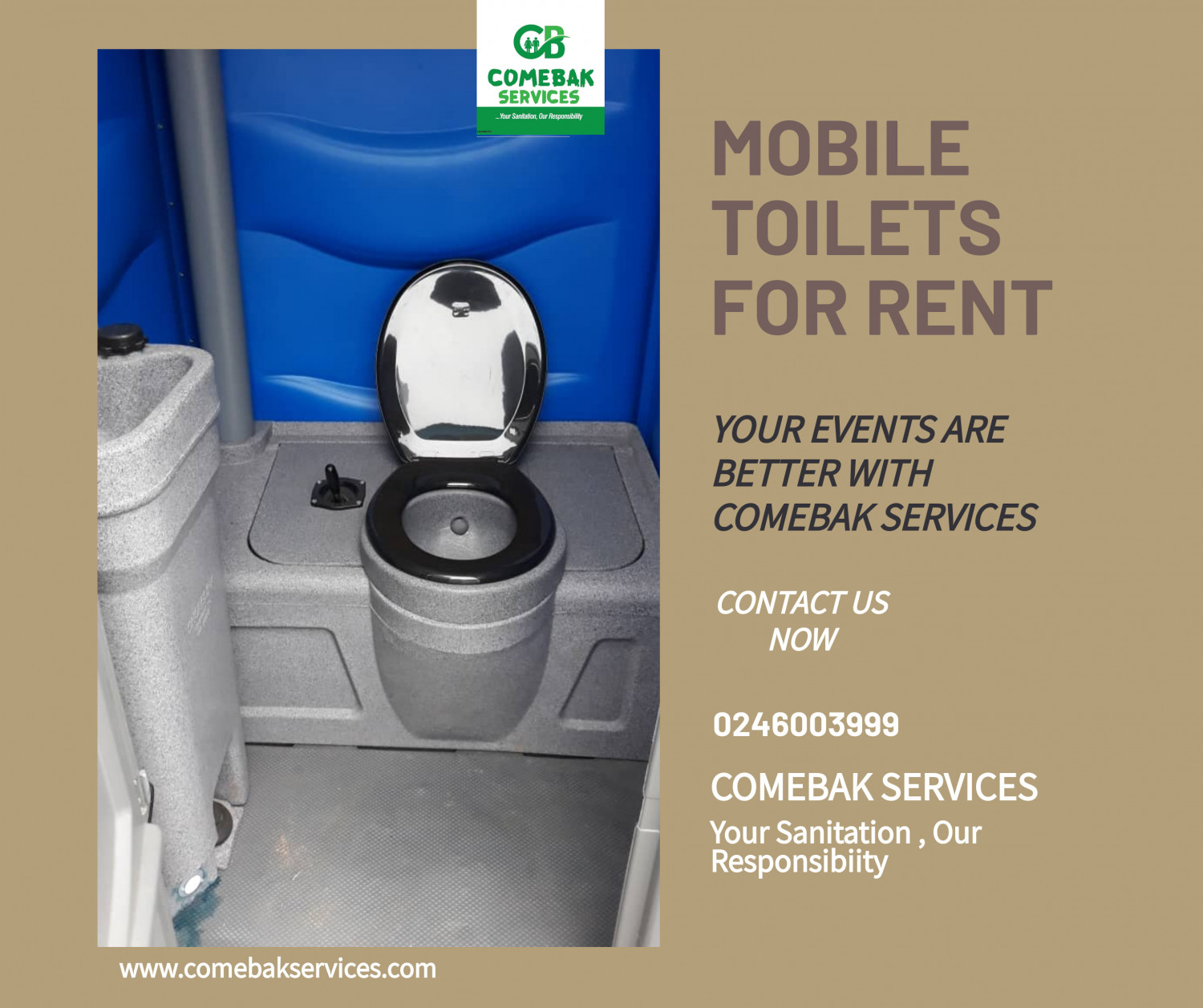 mobile toilets and porta pottys.